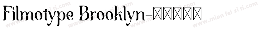 Filmotype Brooklyn字体转换